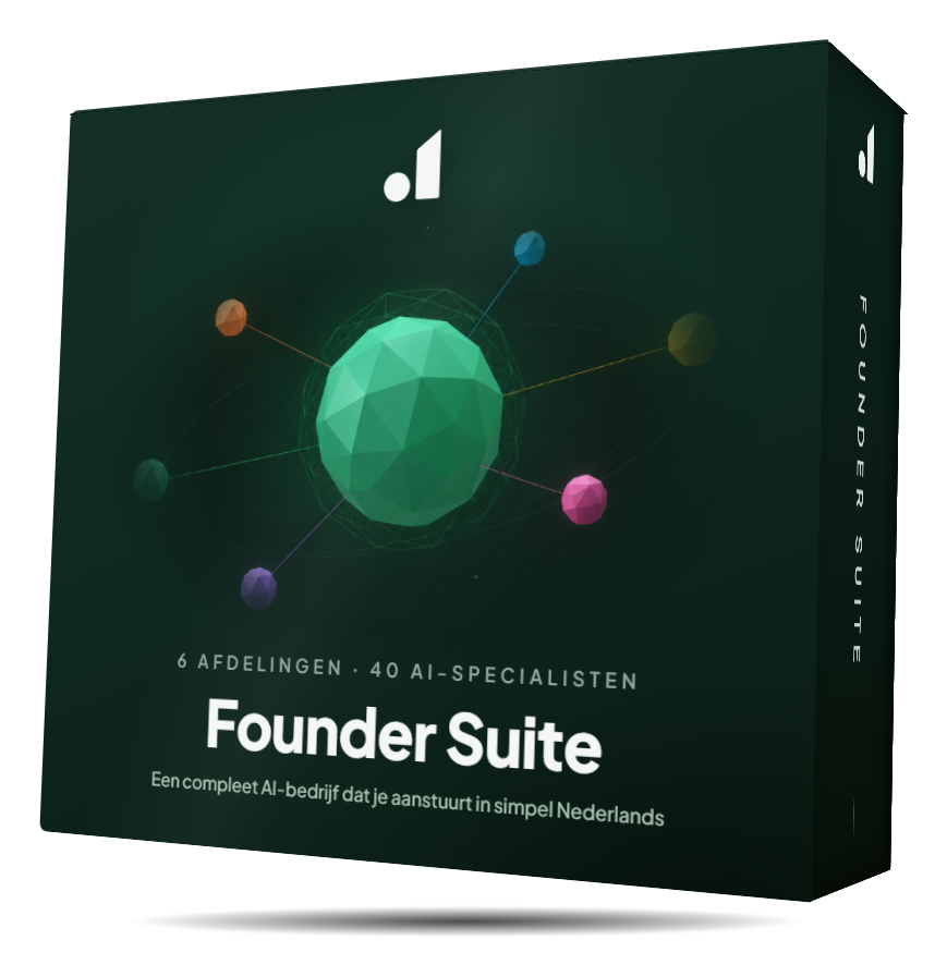 De OA Founder Suite als premium pakket met de constellation op de doos